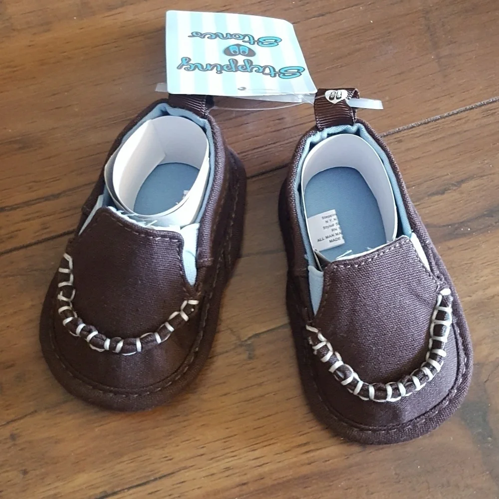 Stepping Stones - Brown Baby Loafer